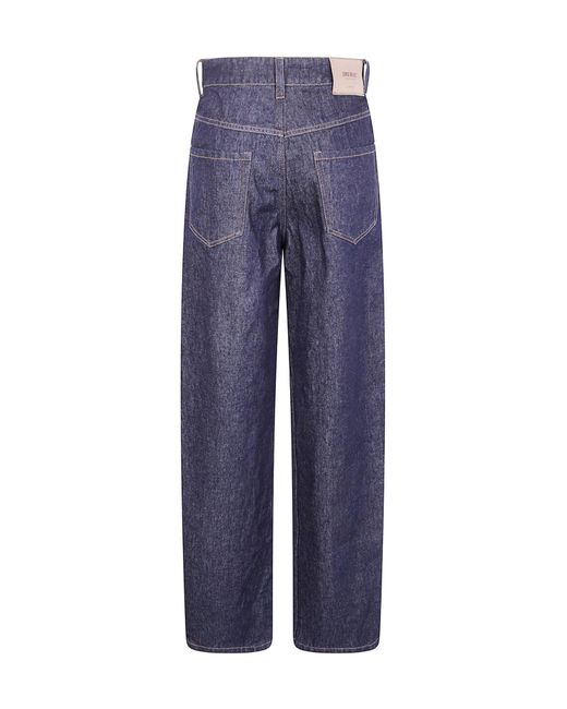 Uma Wang Blue Belt Loop Jeans