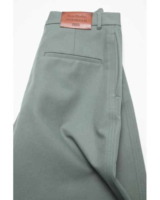 Acne Gray Patch Trousers for men