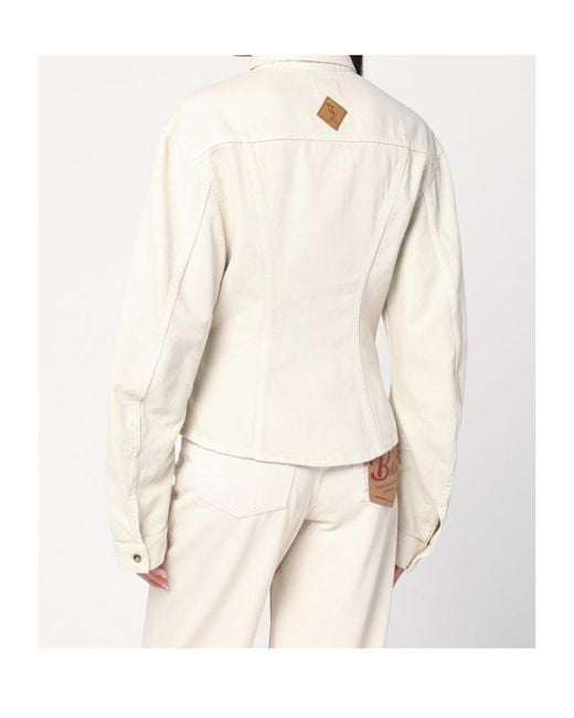 Haikure Natural Button-Up Fitted Shirt