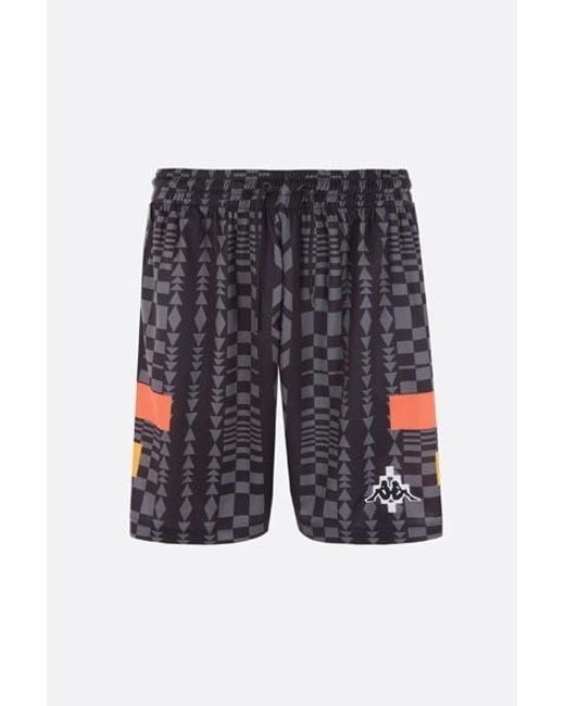 Marcelo Burlon Blue County Of Milan X Kappa Bermuda Shorts for men