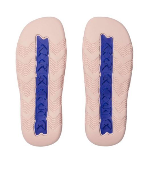 Burberry Pink Checked Slip-On Slides