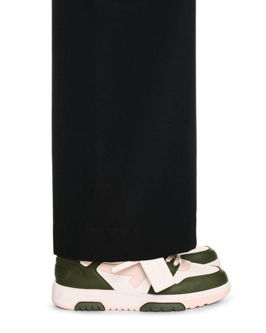 Off-White c/o Virgil Abloh Multicolor Out Of Office Calf Leather Military Sneaker