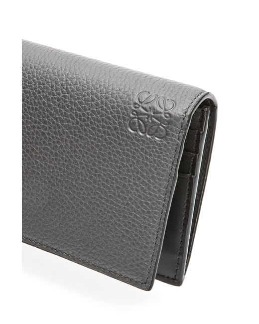 Loewe Gray Long Horizontal Wallet for men