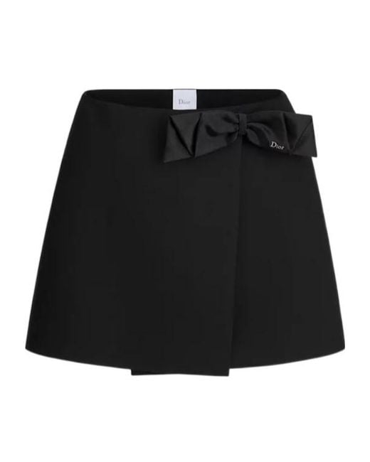 Dior Black Wrap Miniskirt