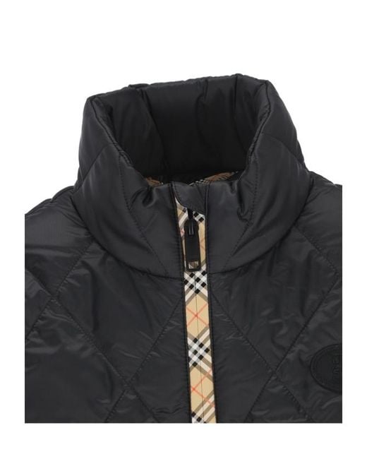 Burberry Black Quilted Vest