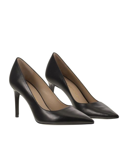 Stuart Weitzman Black Power 85 High Heels