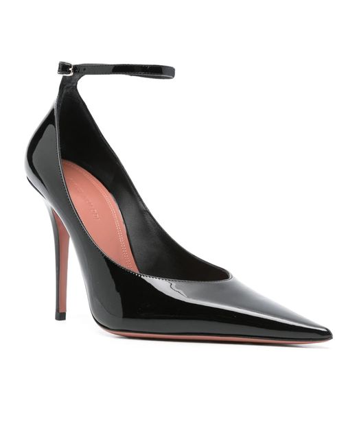 AMINA MUADDI Black Pointed High Heels