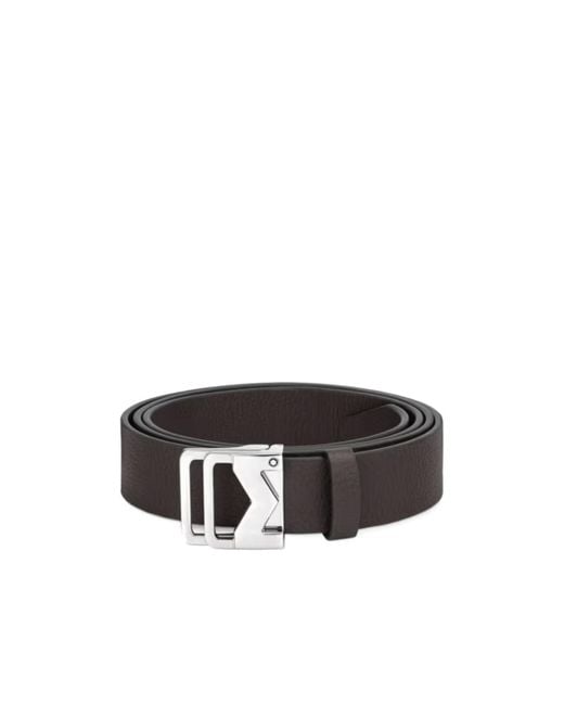 Montblanc White M-Shaped Belt for men