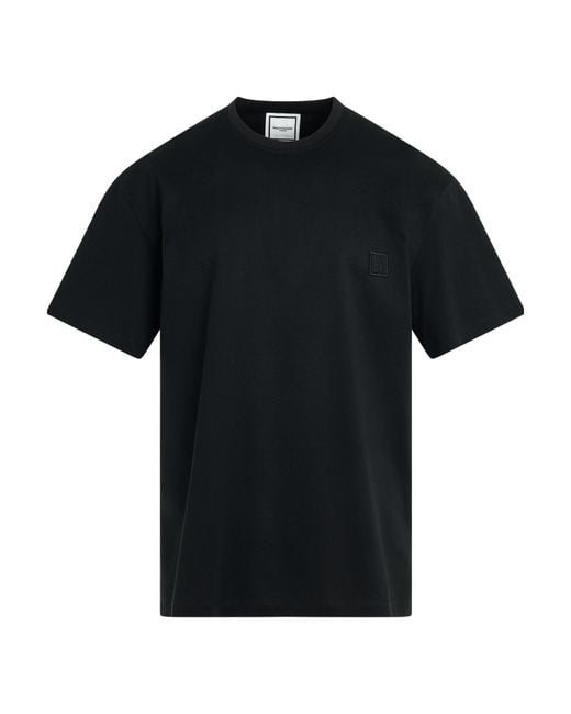Wooyoungmi Black Logo T-Shirt for men