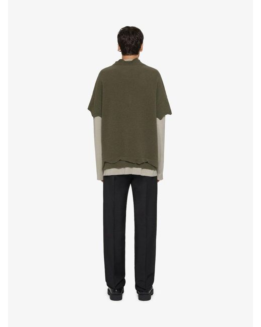 Givenchy Green Wool Sweater for men