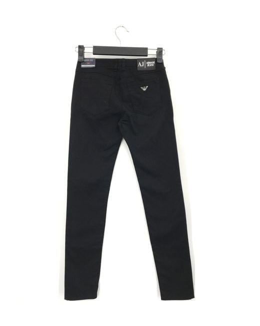Armani Jeans Black Logo Jeans