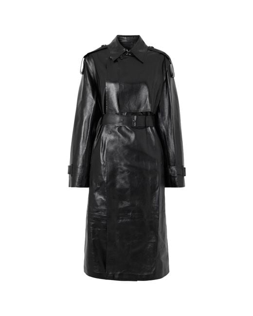 Mackage Black Lapel Long-Sleeved Coat