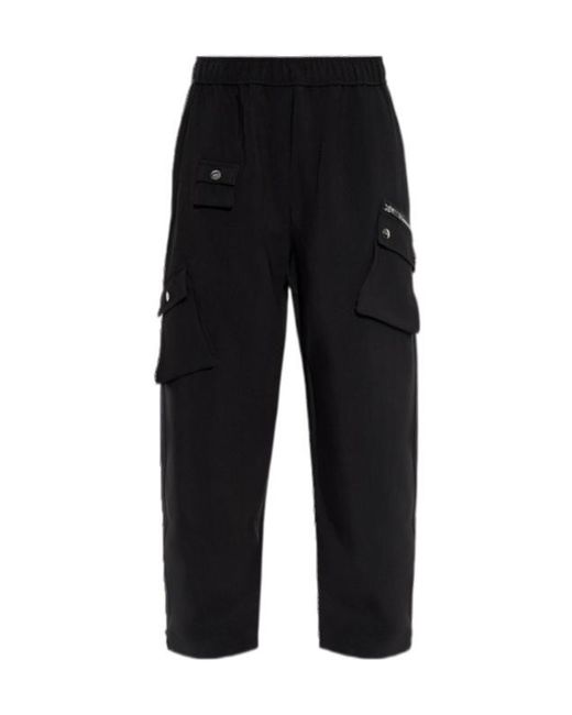 Ganni Black Twill Suiting Trousers