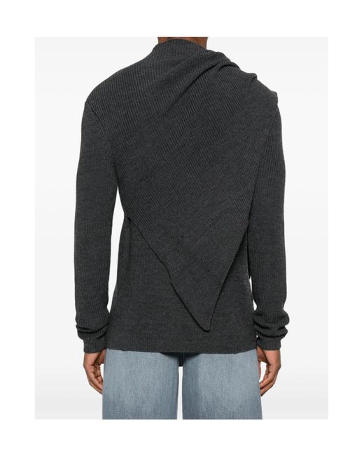 Entire studios Black High-Neck Sweater for men