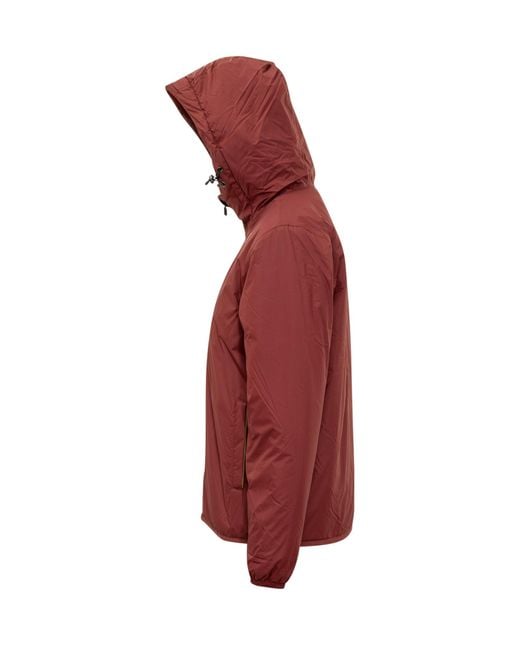 K-Way Red Claude Hooded Jacket for men