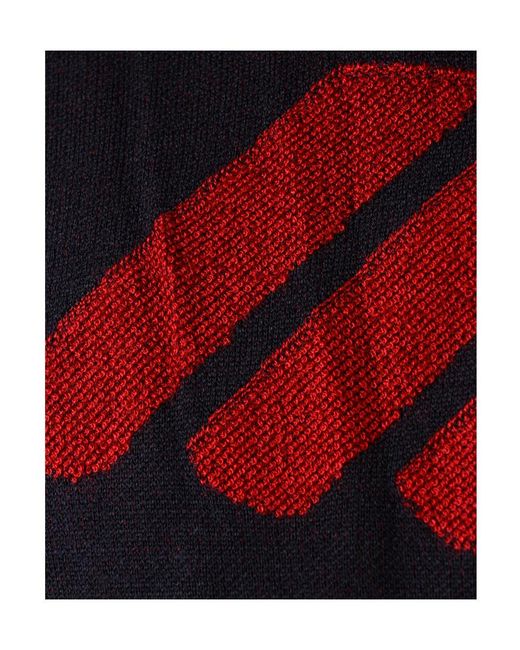 Emporio Armani Red Logo Sweater for men