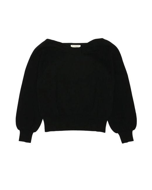 Burberry Black Logo Knitted Pullover