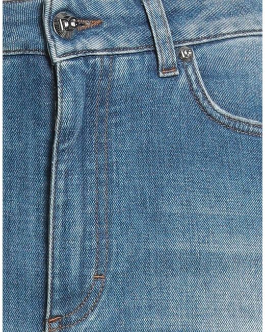 Dolce & Gabbana Blue Solid Skinny Jeans