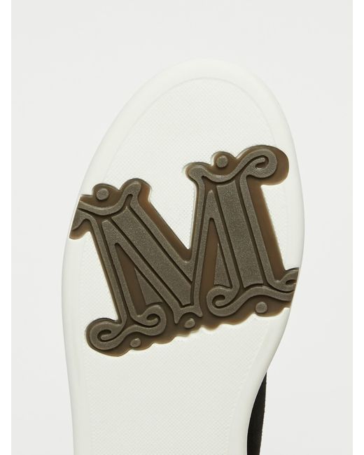 Max Mara Black Urban Suede Sneakers