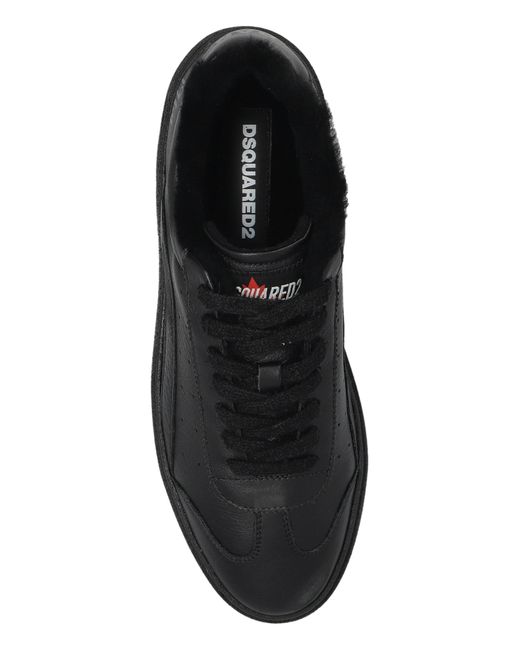 DSquared² Black Lace Up Rider Sports Shoes for men