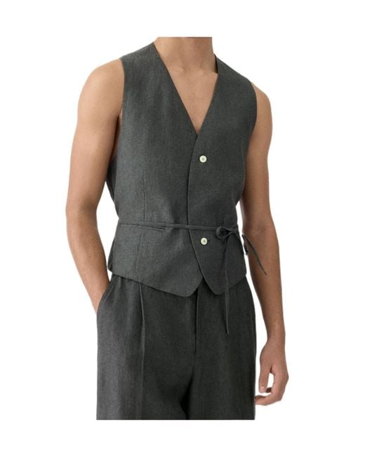 Jacquemus Black Raysan Button Waistcoat for men