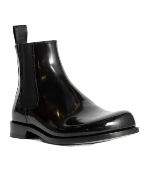 Loewe Black Campo Slip-On Chelsea Boots for men