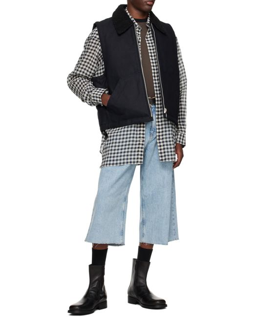 Our Legacy Black Square Toe Boots for men
