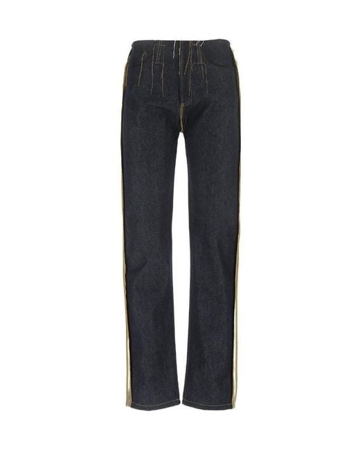 Maison Margiela Blue Side Band Jeans for men