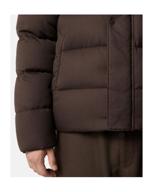Stone Island Brown Down Jacket for men