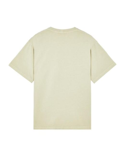 Stone Island Natural Short-Sleeved T-Shirt for men