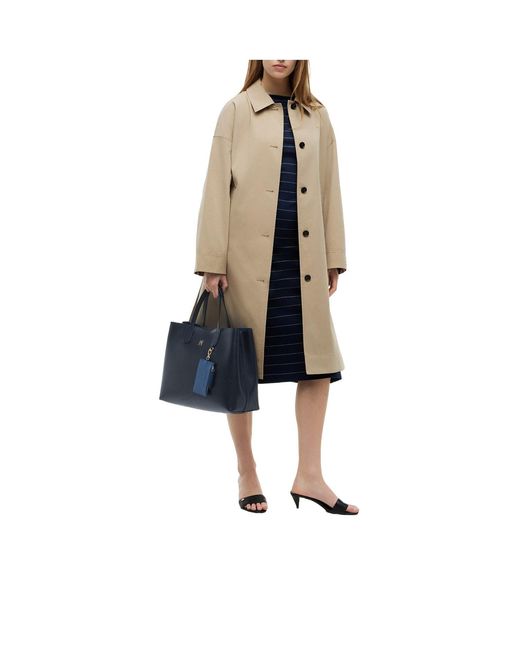 Tommy Hilfiger Blue Solid Color Satchel Bag