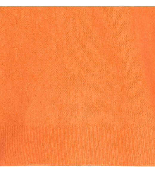 Roberto Collina Orange Crewneck Sweater