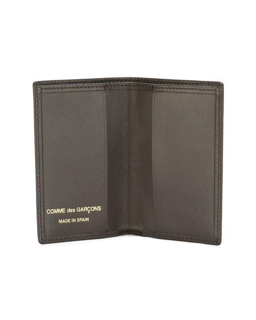 Comme des Garçons Blue Smooth Bi-Fold Wallet