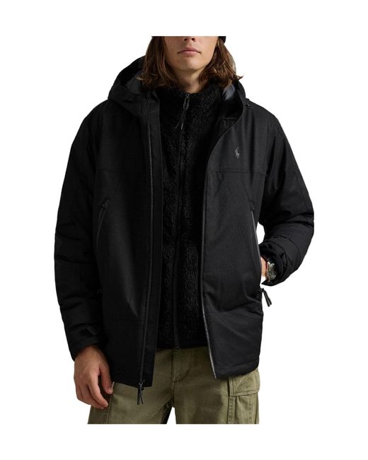 Polo Ralph Lauren Black Solid Color Casual Jacket for men