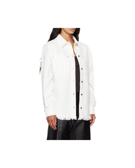 Ferragamo White Denim Blouson