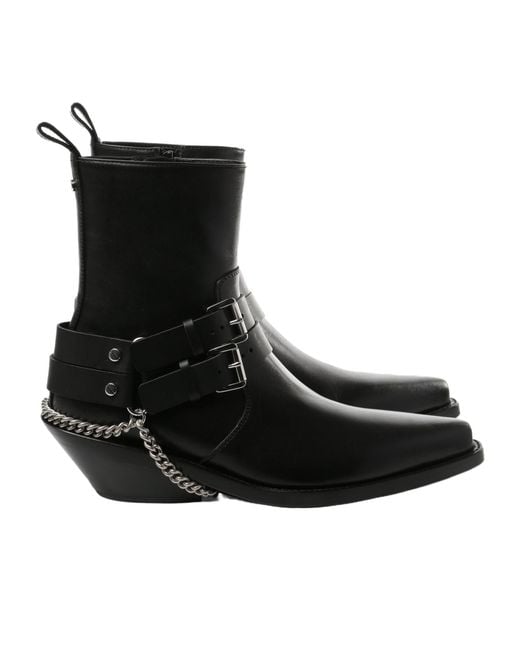 Ann Demeulemeester Black Kiril Ankle Boots