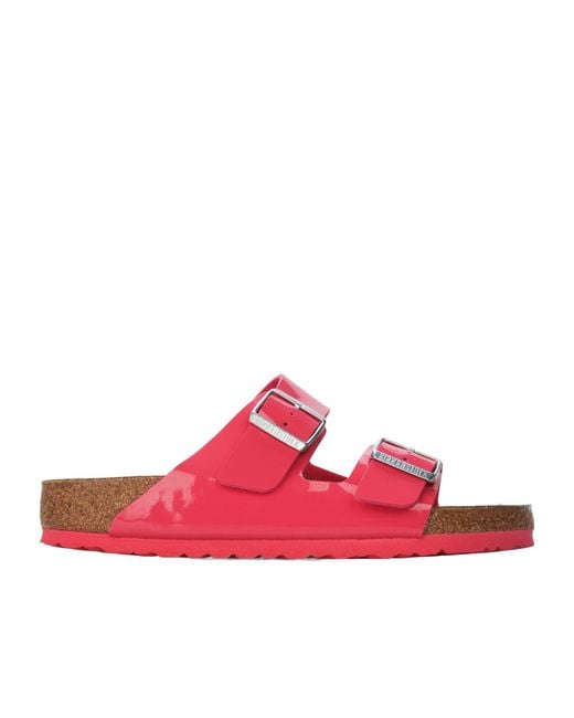 Birkenstock Pink Solid Color Flat Shoes