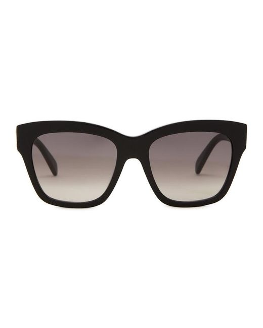 Céline Metallic Oversized Square-Frame Sunglasses