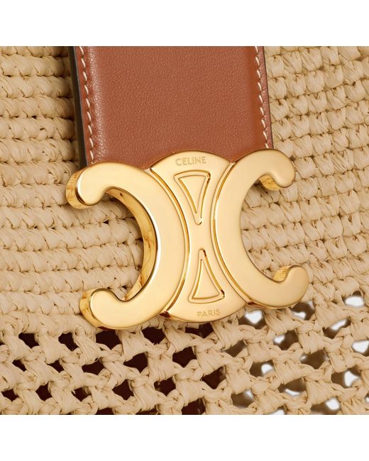 Céline Natural Medium Louise Bucket