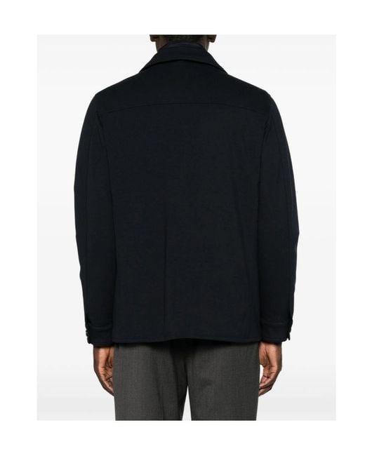 Moorer Black Long-Sleeved Down Jacket for men
