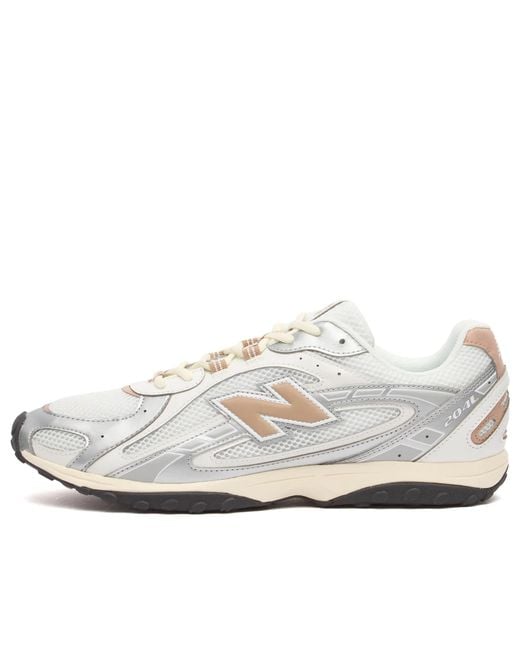 New Balance White 204L Lace-Up Sneakers for men
