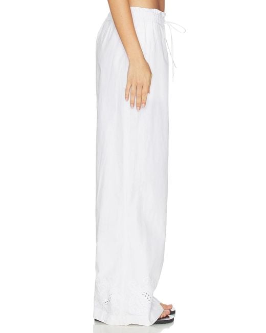 Rag & Bone White Drawstring Casual Pants