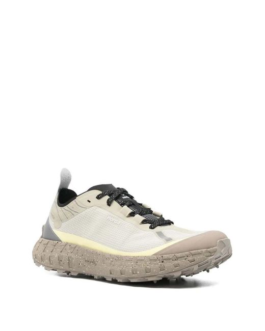 Norda White Lace-Up Sneakers for men