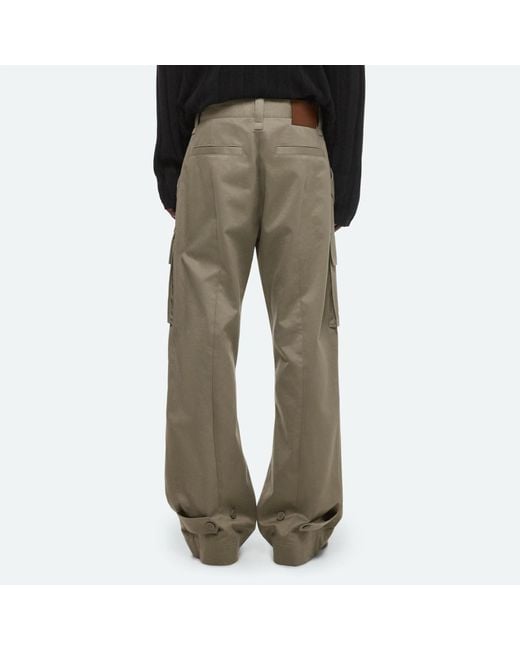 Helmut Lang Gray Khaki Work Pants for men