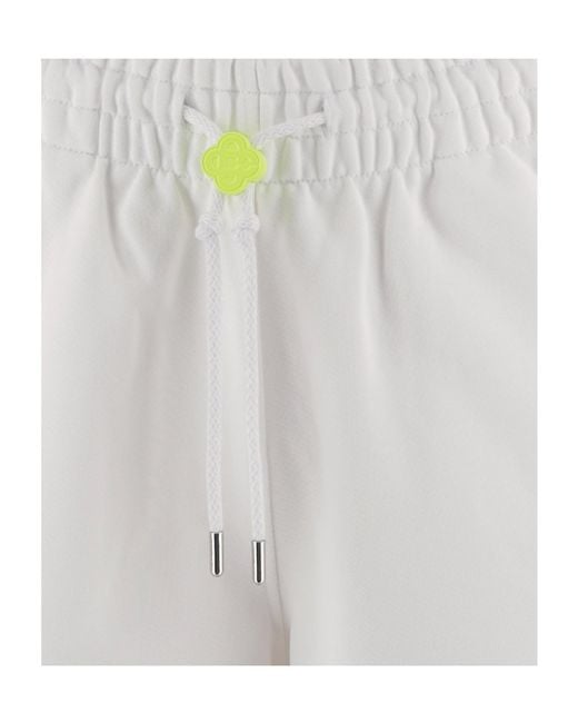 Casablanca White Drawstring Shorts for men