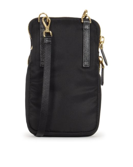 Prada Black Zippered Shoulder Bag