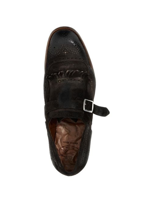 Church's Black Shanghai Buckle-Detailed Loafers for men