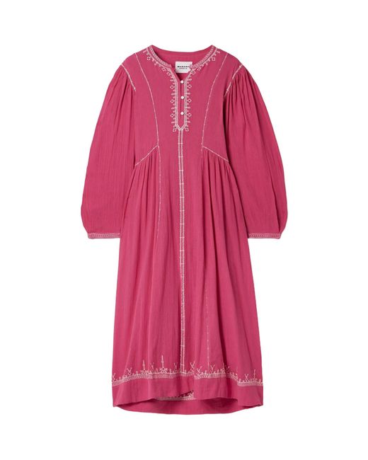 Isabel Marant Pink Pippa Cotton Dress
