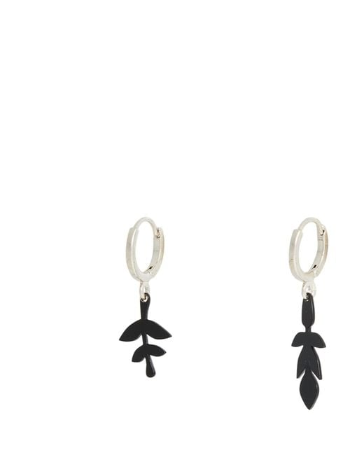 Isabel Marant White Metal Earrings