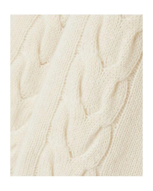 Lisa Yang White Twisted Knitted Casual Pants